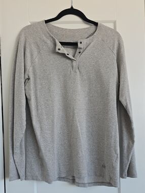 Arc'teryx Long-Sleeve Henley - Light Gray